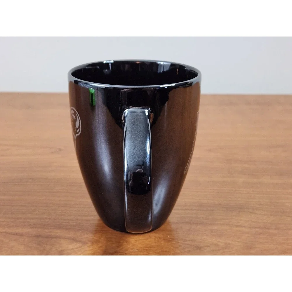 Virginia Commonwealth University Rams Black Ceramic Coffee Mug ~ Never Used